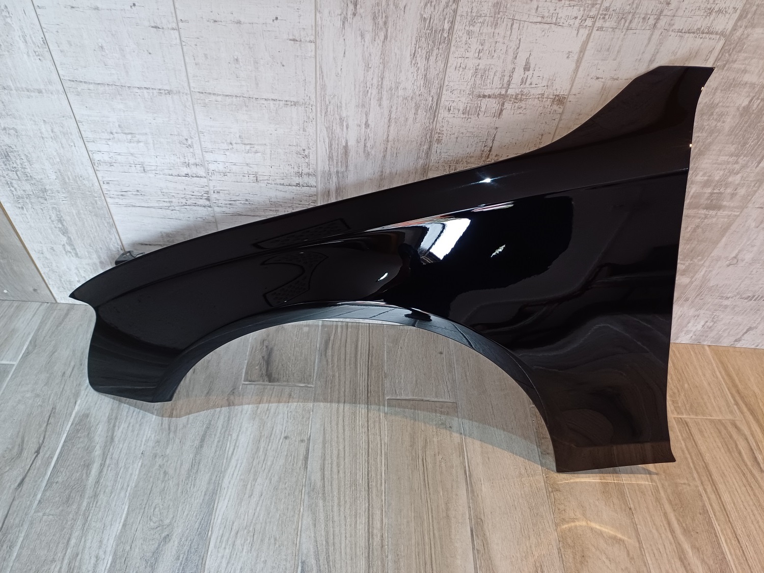 AUDI A4 B8 2008 – 2012 PASSENGER SIDE WING PANEL BLACK COLOUR LY9B - Image 2
