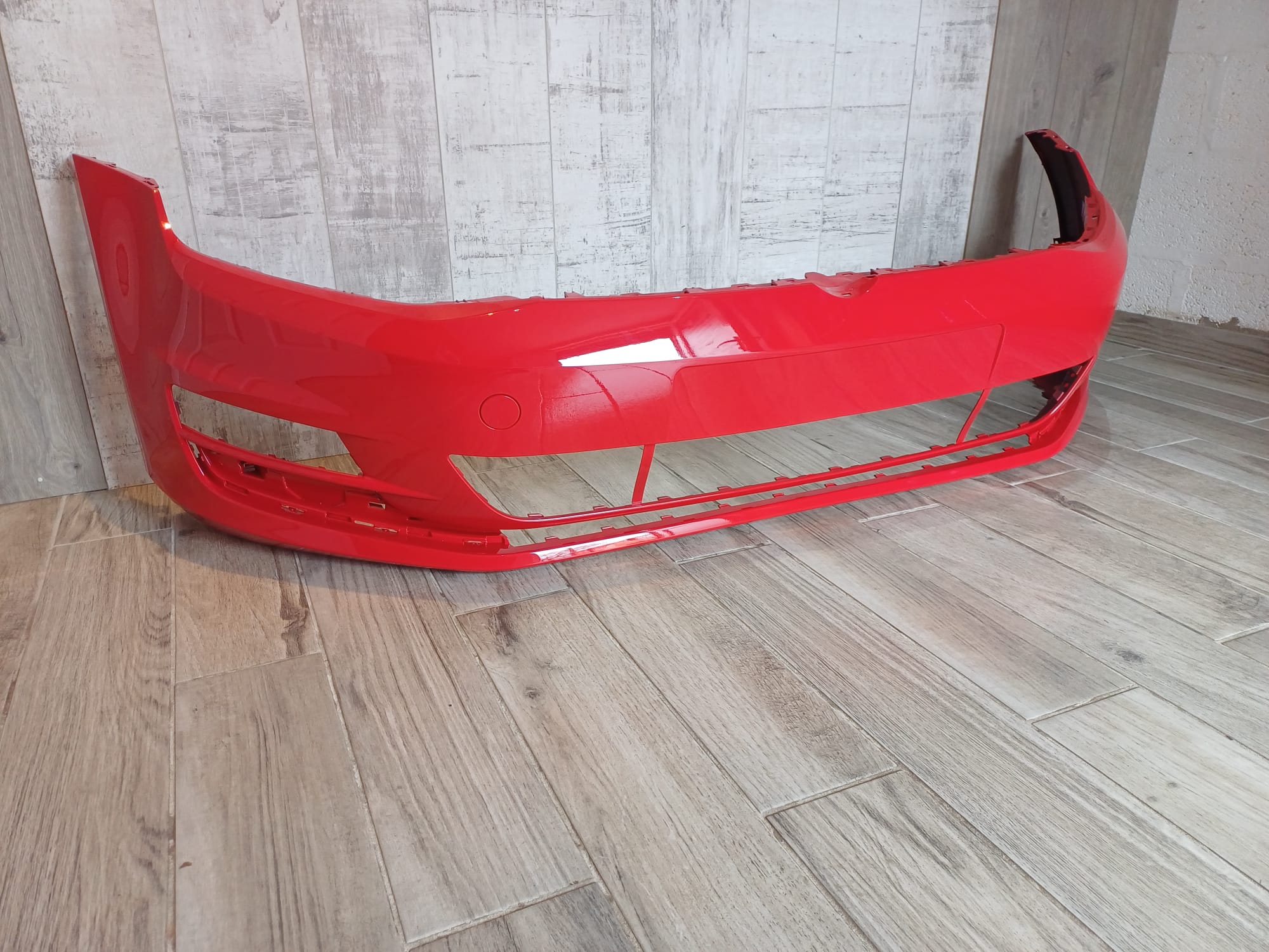 VW GOLF MK7 2013-2017 FRONT BUMPER RED COLOUR